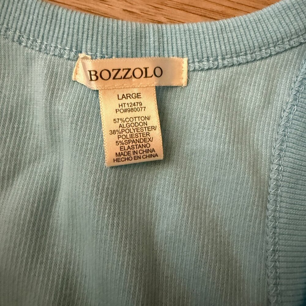 Bozzolo Ribbed Racerback Tank Top - Picture 6 of 6